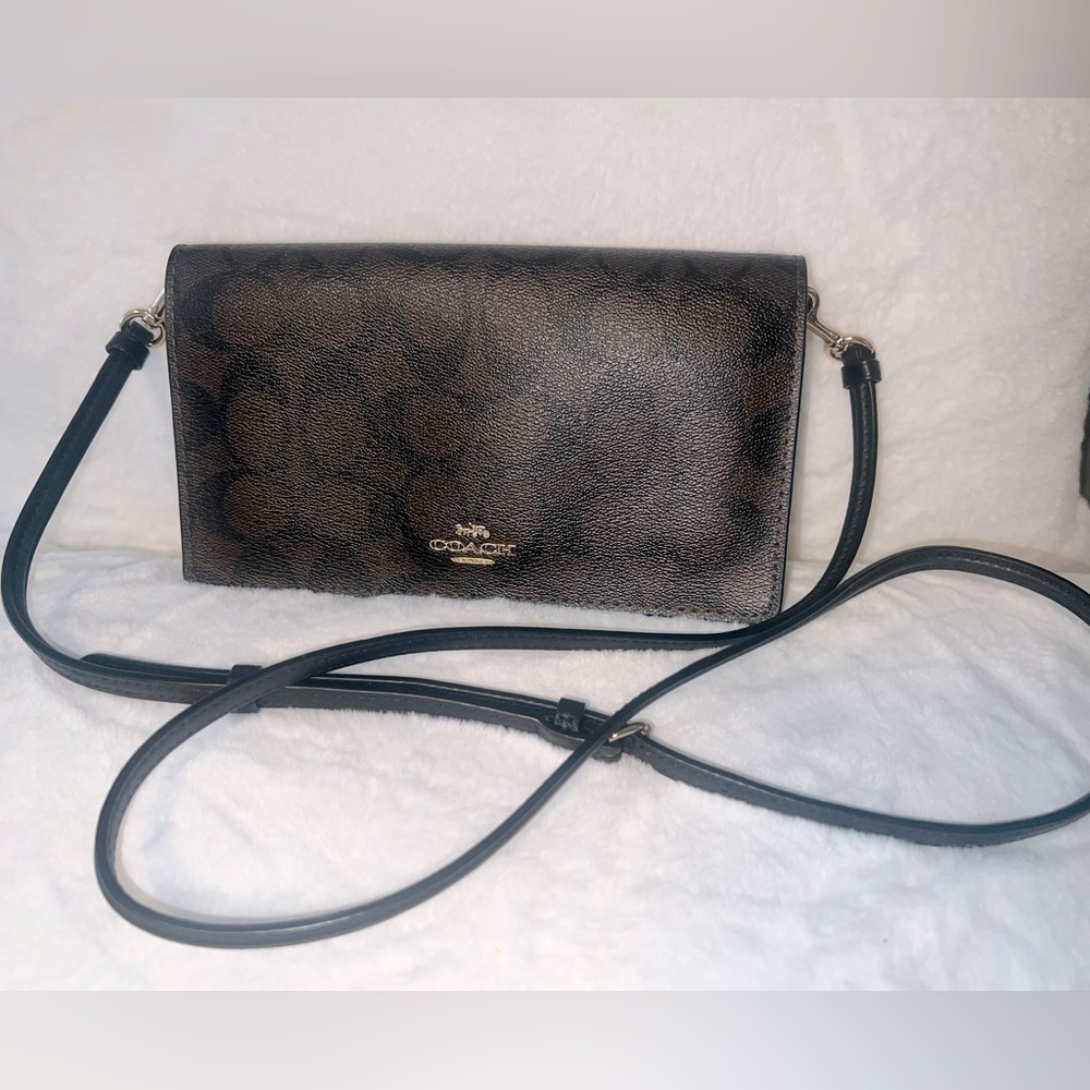 Anna Foldover Clutch Crossbody by Coach